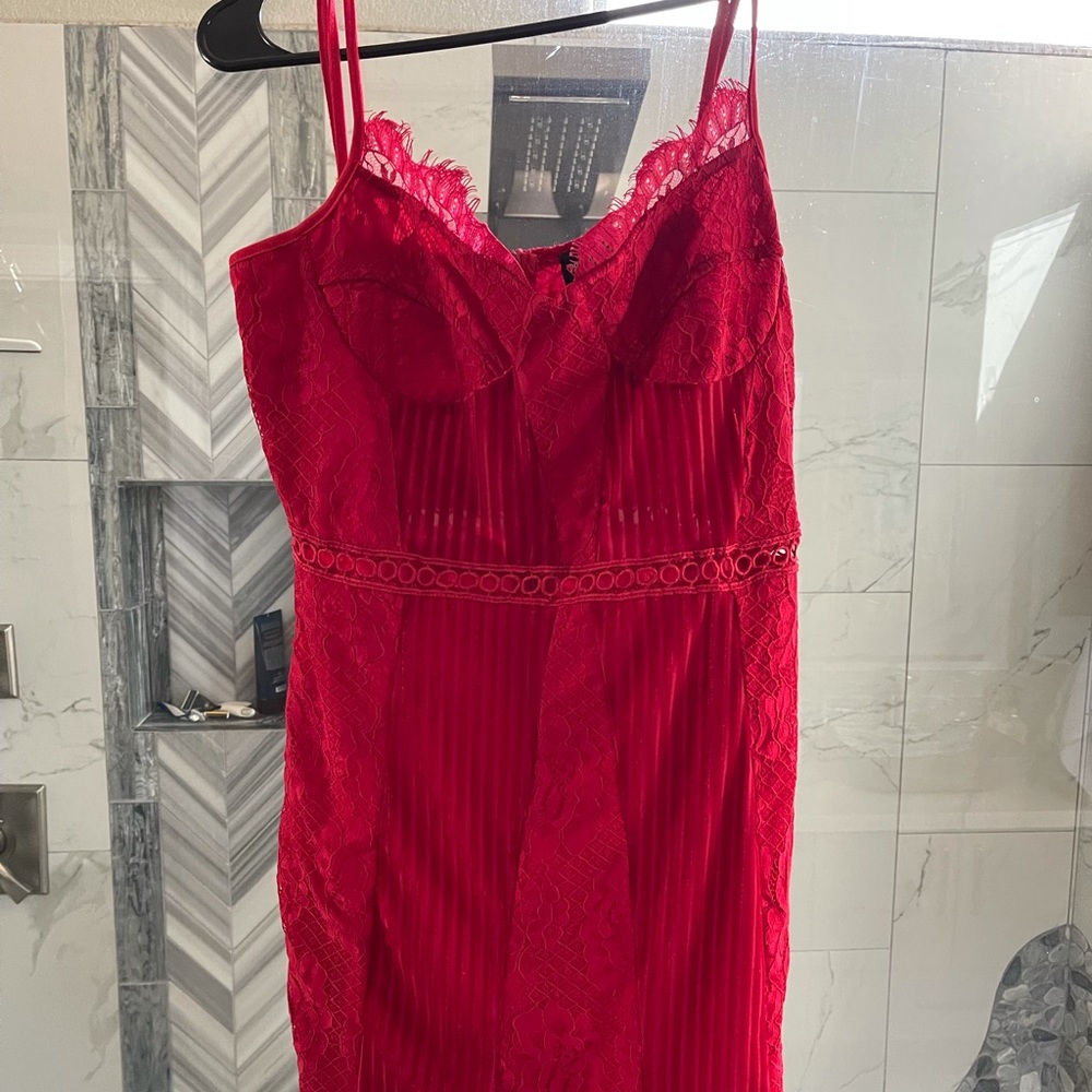 Red Lace dress